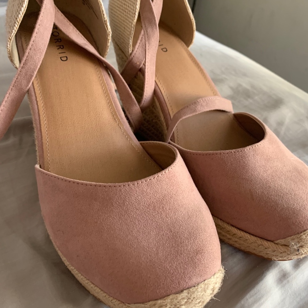 Torrid Ankle Wrap Wedges